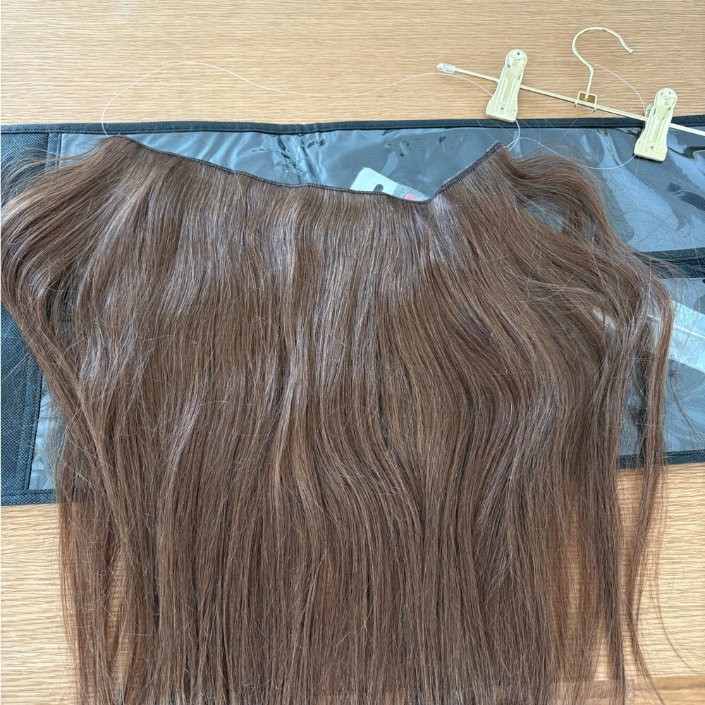 NWOT Hidden Crown Halo 18 inches - warm brown #4